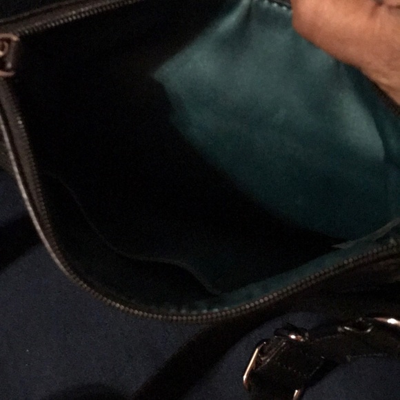 Small black leather crossbody bag - Picture 4 of 5